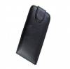Sony Xperia P LT22i Δερμάτινη Θήκη Flip Μαύρη